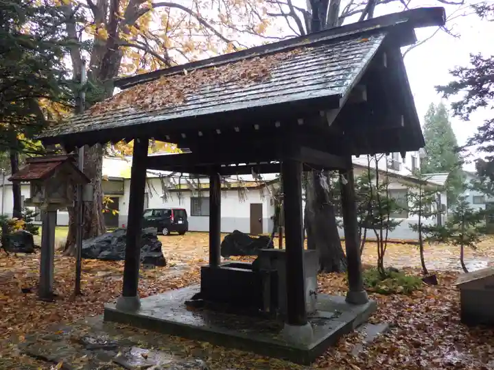 妹背牛神社の手水舎