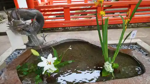 鞍馬寺の手水舎