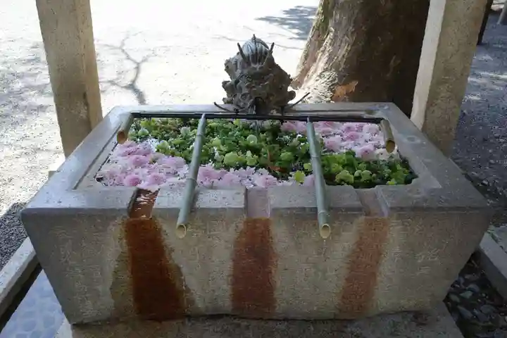 穂高神社本宮の手水舎