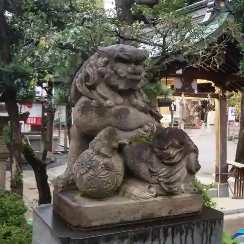 鳩森八幡神社の狛犬