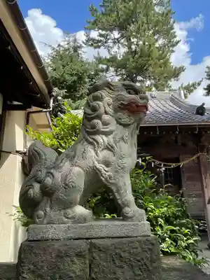 胡録神社の狛犬