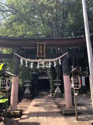 南沢氷川神社の鳥居
