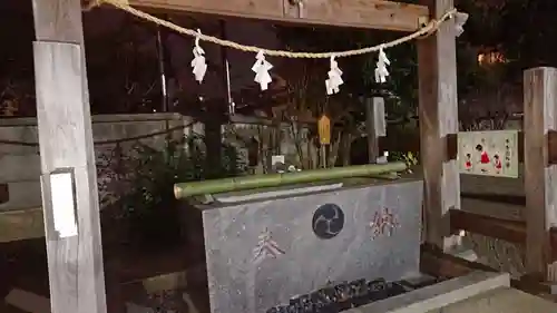安方神社の手水舎