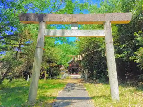 神明社（神明津砂原）の鳥居