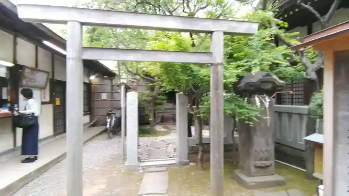 牛天神北野神社の鳥居