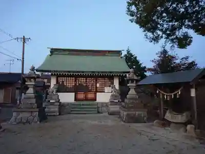 社口社の本殿・本堂