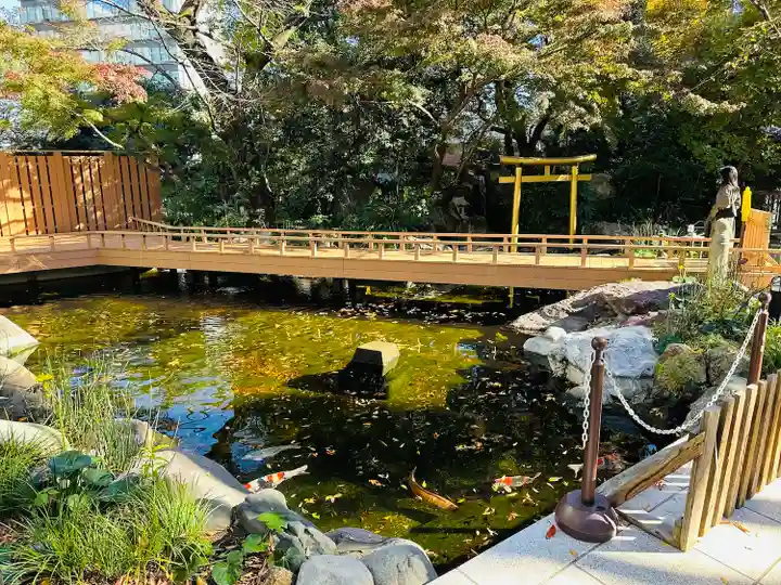 愛宕神社の庭園