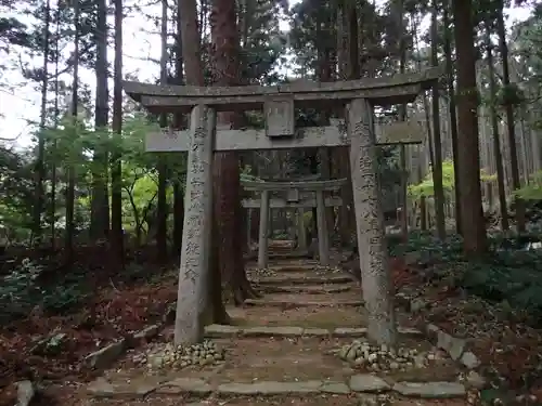 銀山上神社の鳥居