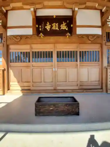 成願寺の本殿・本堂