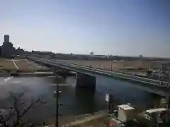 多摩川浅間神社の景色