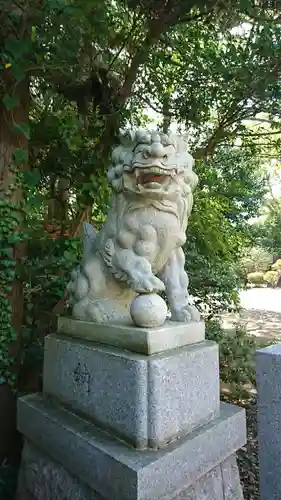 柴崎神社の狛犬