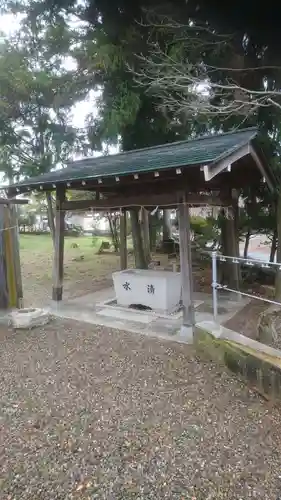 神明神社の手水