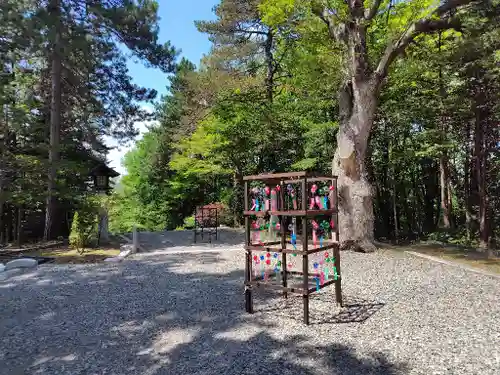 上川神社の庭園