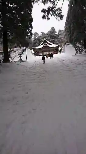 大神山神社奥宮の景色