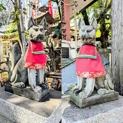 王子稲荷神社の狛犬