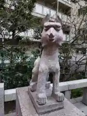 銀世界稲荷神社の狛犬