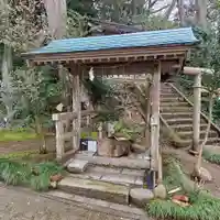 櫛比神社の手水舎