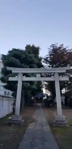 上小岩天祖神社の鳥居