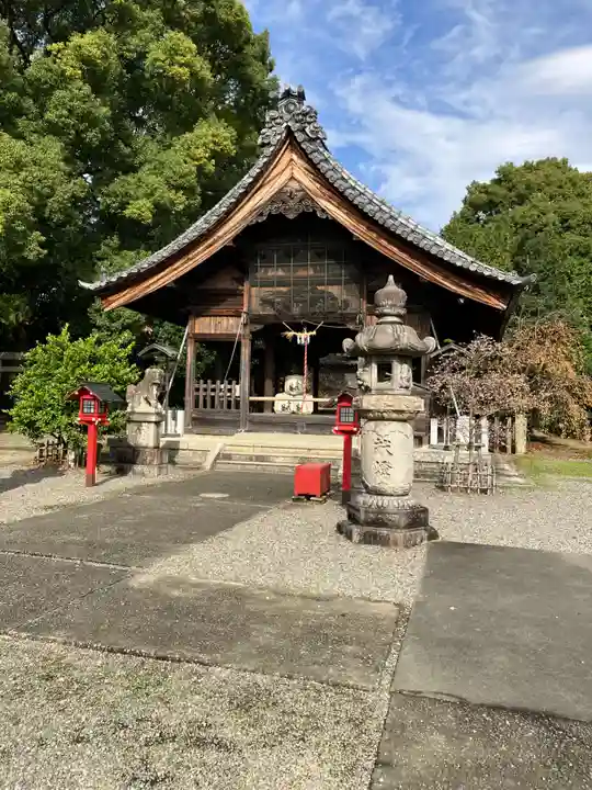 白山神社(木曽川町黒田)の本殿・本堂