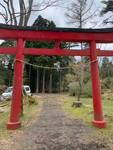 胎内神社の鳥居