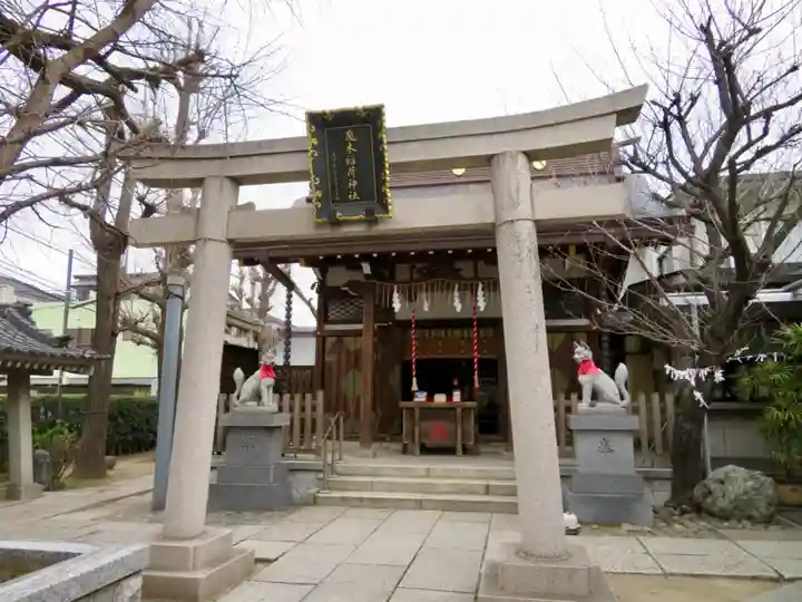 飛木稲荷神社の鳥居