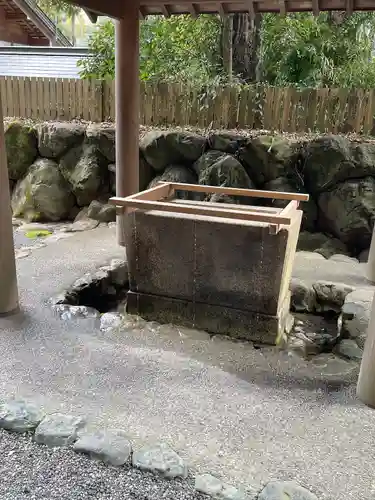 月讀宮（皇大神宮別宮）の手水舎