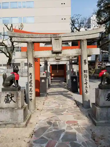 今益稲荷神社の鳥居