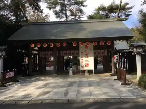 櫻木神社の山門・神門
