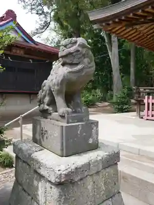 平出雷電神社の狛犬
