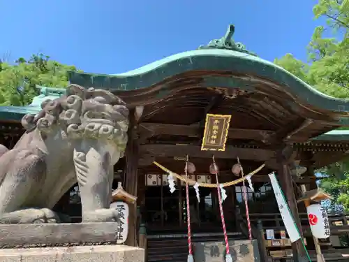 子鍬倉神社の狛犬