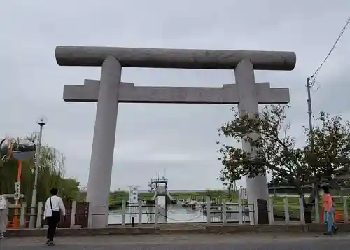 息栖神社の鳥居