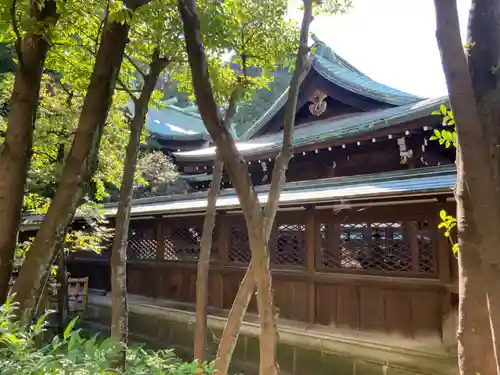 白金氷川神社の本殿