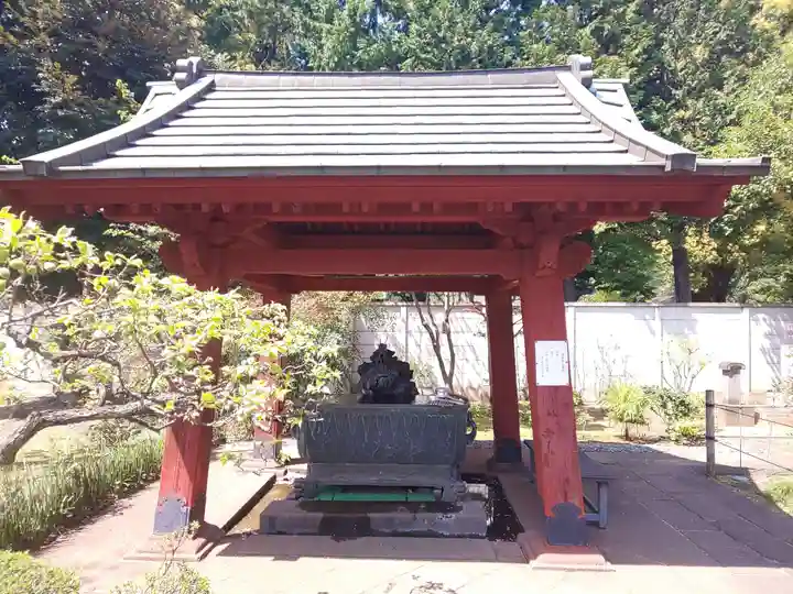 寛永寺開山堂の手水舎