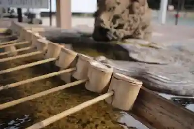 石見国一宮　物部神社の手水舎