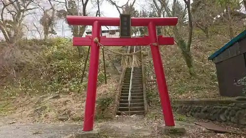 温泉神社の鳥居