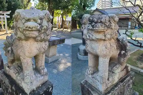 老松神社の狛犬