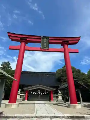 越中護国八幡宮の鳥居