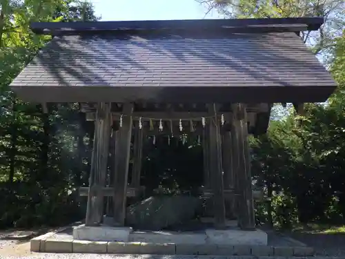 剣淵神社の手水