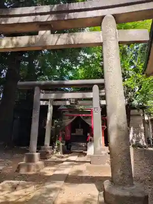 稲荷神社（上目黒鎮座）の鳥居