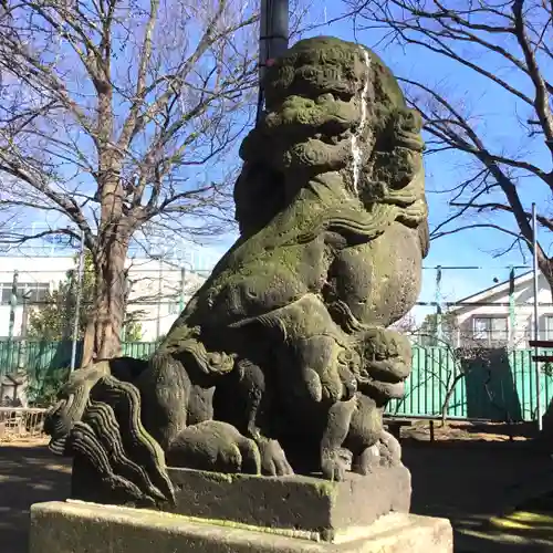 東谷北野神社の狛犬