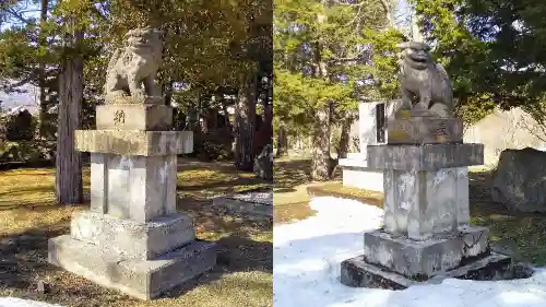 山部神社の狛犬