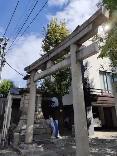 廣尾稲荷神社の鳥居