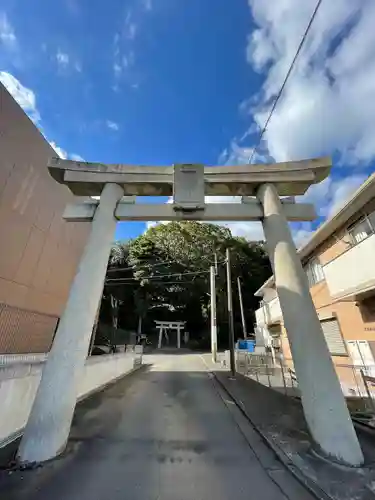 綿津見神社の鳥居