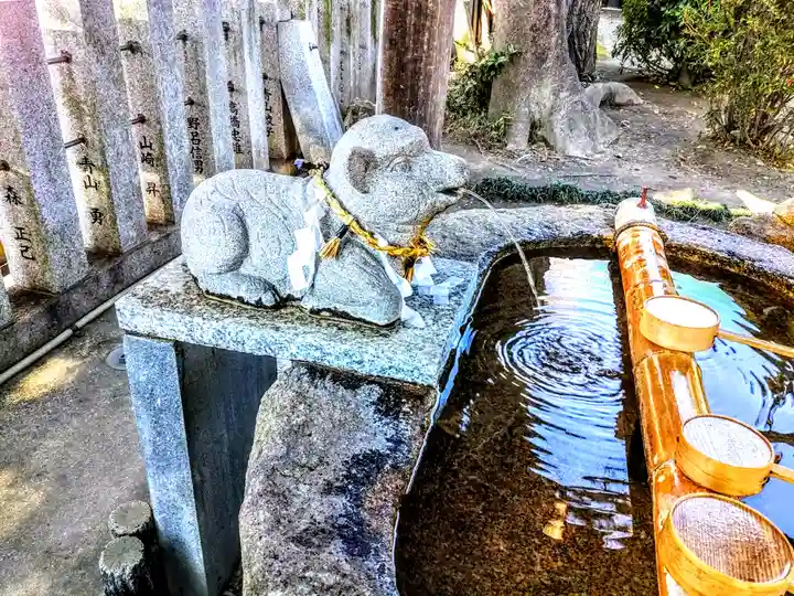 羊神社の手水舎