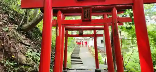 萬蔵稲荷神社の鳥居