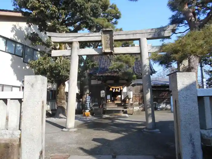 東山菅原神社の鳥居
