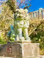 加波山三枝祇神社本宮の狛犬