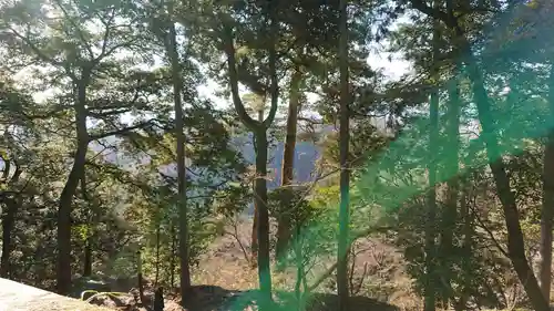 唐澤山神社の景色