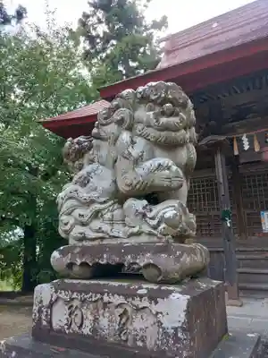 隠津島神社の狛犬