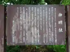 神明社の歴史